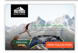 PRO TREK Mens Analog & Digital Watches